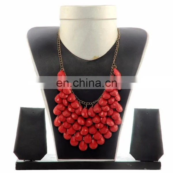 Belly Dance Costume Jewelry -Vinatge Pearl Neckalce Indian Fashion Jewelry photo-5