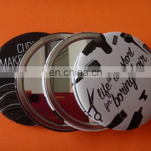 Hot Selling Metal Plain Round Pocket Mirror Manufacturers photo-2