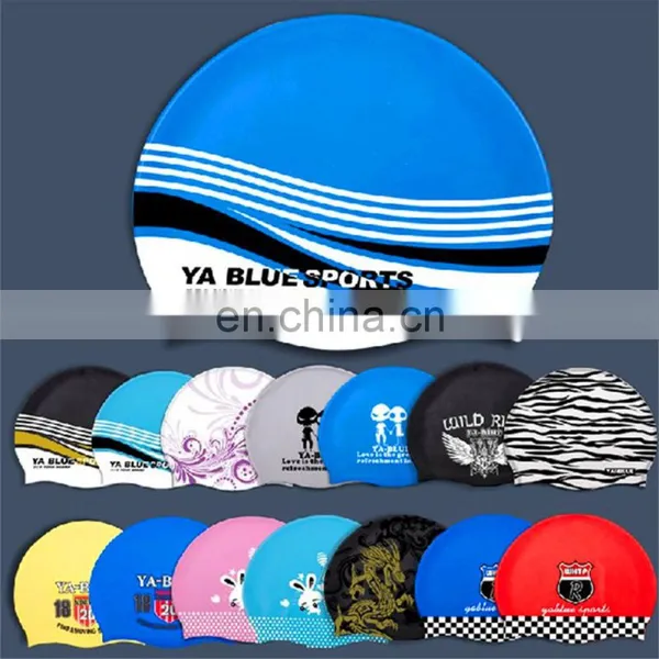 Waterproof 100% Silicone Swim Cap for Canada Swimmers photo-4