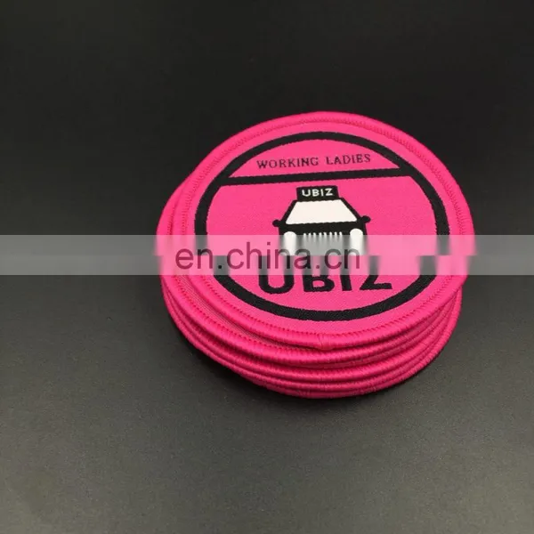 Custom High Quality Woven Patches Woven Tags Woven Badge for Clothing photo-6
