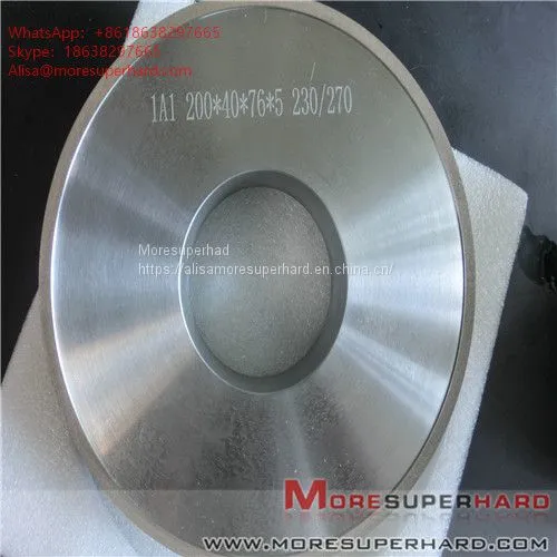 1A1 200*40*76*50 Шлифовальные круги для магнитных материалов  Alisa@moresuperhard.com