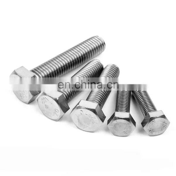 DIN 933 DIN934 Stainless Steel 304 316 A2 A4 Stud Bolts and Nuts Manufacturer photo-2