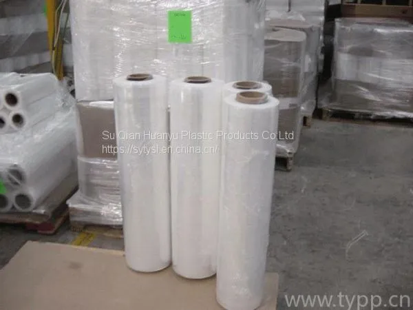 High Tensible Strength 300% LLDPE Stretch Film Stretch Wrap Rolls