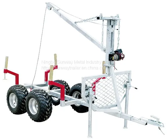 Atv timber trailer with box