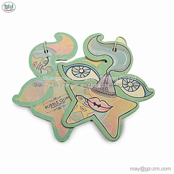 OEM Factory Price Wholesale High Quality Eco-friendly Paper Car Air Freshener photo-5