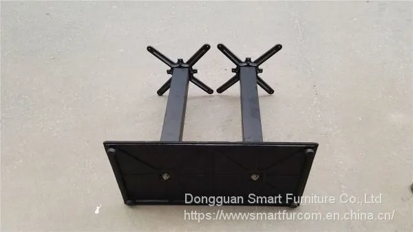 2020 New Model Industrial Furniture Double Column Powder Coating Casting Iron Table Bases photo-2