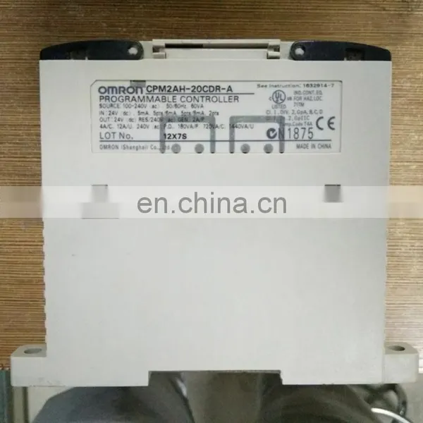 Original Omron PLC CPM2AH Series CPM2AH-20CDR-A Automation System PLC photo-3