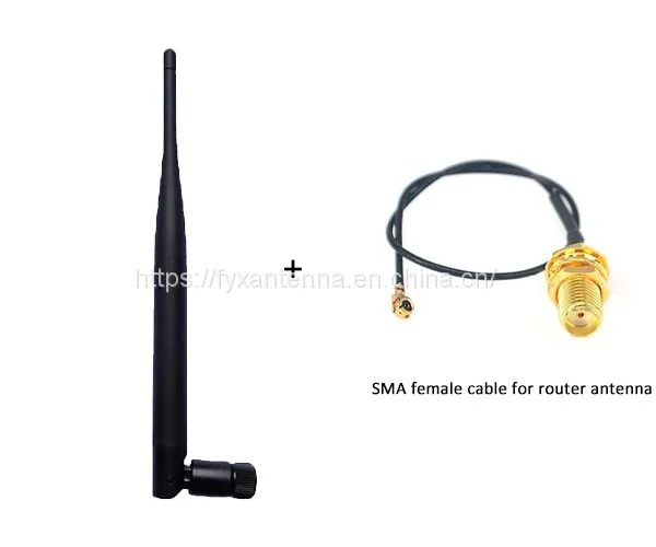 RP-SMA Antenna for WiFi 2.4GHz 5Ghz Dual Band Wireless Router photo-4