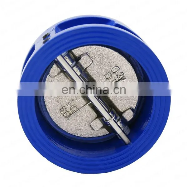 Bundor DN80 Factory Price PN16 Wafer Check Valve Manufacturer Double Door Wafer Check Valve photo-2