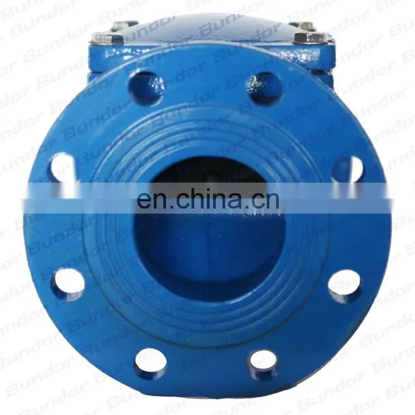 Ductile Iron Rubber Single Door Check Valve Flap Non Return Valve photo-3
