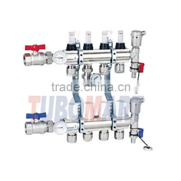 Floor Heating Systems Manifold Type Brass Water Manifold photo-4