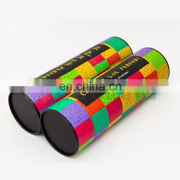 Round Luxury Cardboard Tube Gift Box t Shirt Wholesale Packaging photo-4
