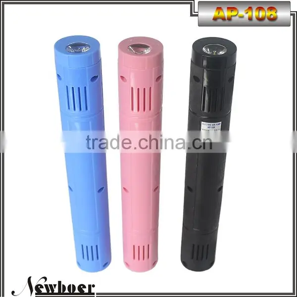 12V DC Air Conditioner Compressor Mini Bicycle Air Floor Pump With Gauge
