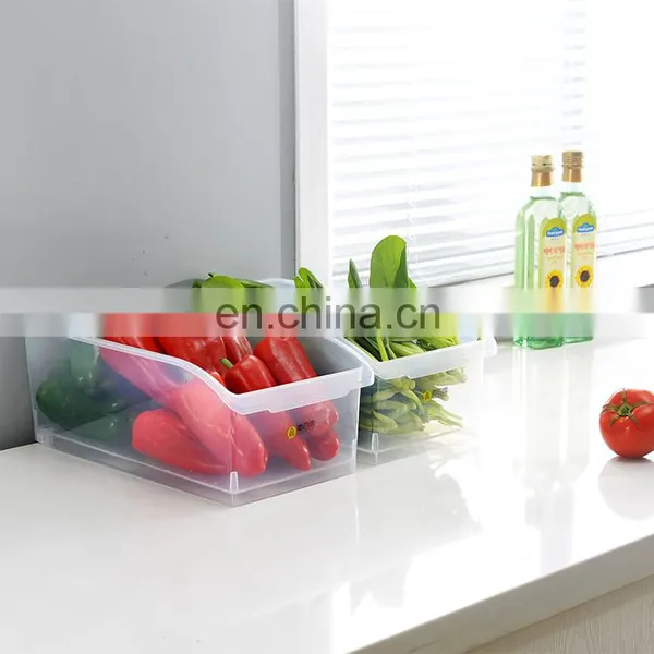 Good Price Kitchen Rectangular Plastic Refrigerator Storage Box photo-2