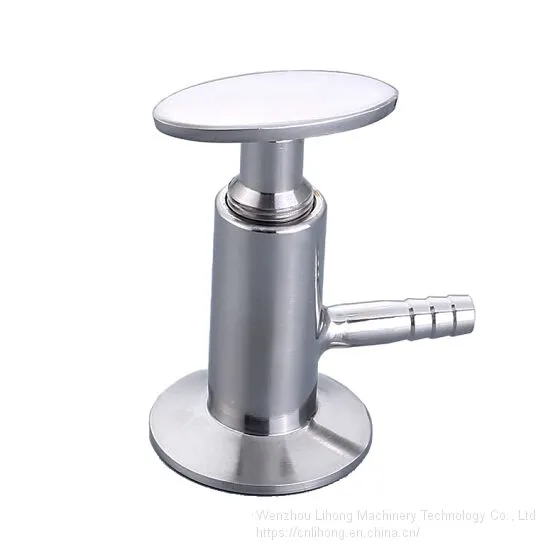 Stainless Steel Sanitary Food Degree Welded Clamped Threaded Sampling Valve for Vessel (Tank) DIN SMS ISO