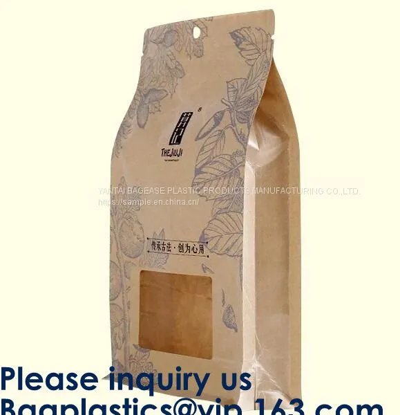Stand Up Pouch Herbal Tea Doypack Capsule Packaging Bag With Zipper Herbal Tea Bag Packaging photo-5