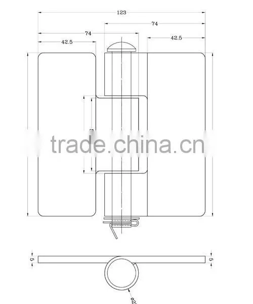 01502 Hinges Semi-trailer Body Hinges photo-6