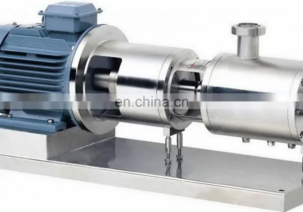 3 Stage Inline High Shear Emulsifier/mixer/homogenizer/pump for Food photo-2