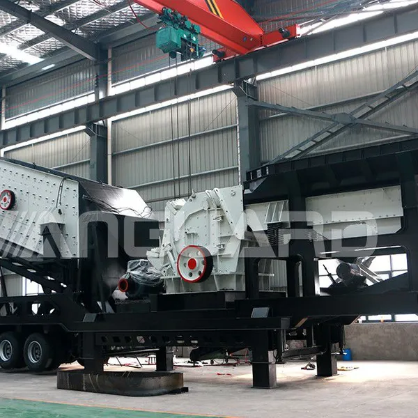 Quarry Granite Limestone Cobble Gold Ore Rock Stone Mobile Imapact Crusher Plant photo-3