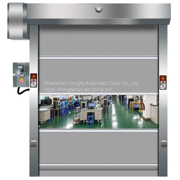 Industrial PVC Fabric Rapid Roller Shutter Door