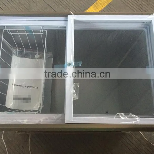 110V 60HZ Energy Saving Commercial Glass Door Freezer,mini China Display Freezer With ETL photo-4