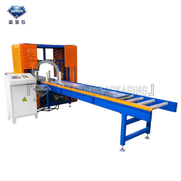 Horizontal Wrapping Packing Machine Plate Wrapping Horizontal Wrapper Door Panel Packaging Machine photo-2