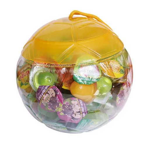 Sweet Fruit Jelly Cup and Fruit Shape Jelly Konjac Jelly in Good Quality Football Jar