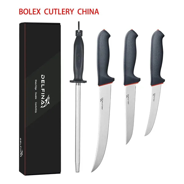 Professional Kitchen Knife Set Premium Stainless Steel Chef Knives Kits Commercial Cook Restaurant Utensils BOLEX CUTLERY photo-3