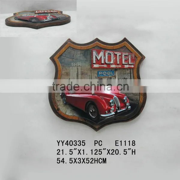 Eco-friendly Wall Tin Sign, Vintage Tin Sign