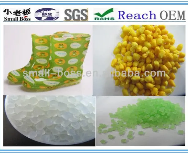 Foam Density 0.8-0.9 and Hardness Shore a 55 60 65 Expanded PVC Compounds for Shoes photo-3