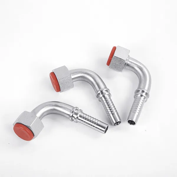 Hydraulic Hose Fitting Triple Set, Crimped Rubber Hose Fitting, Yonghua 20591 High-Pressure Hydraulic Tube Crimping Triple Set photo-2