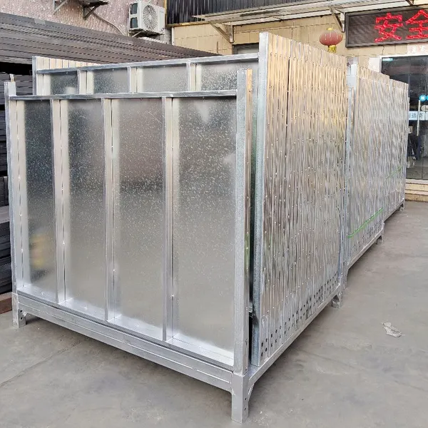 Steel Turnover Container With Lockable Hinges for Secure Transport
