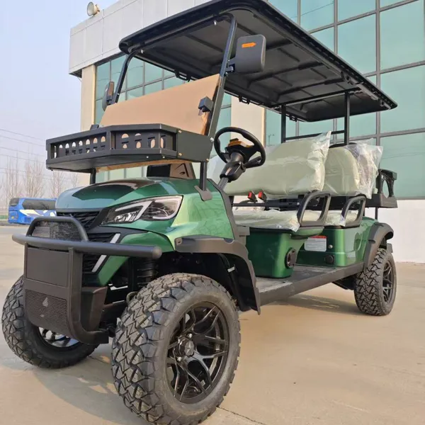 New 4+2 Six-seater Electric Golf Cart for Export and Tourism, Customizable From the Original Manufacturer photo-5