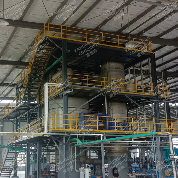China Skimmed Milk Concentrator Triple Effect Falling Film Evaporator photo-4