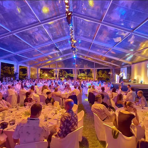 European Style Luxury Aluminum Frame Marquee Tent Waterproof PVC Outdoor Wedding Party Banquet Event Tent Custom Size Factory Wholesale photo-3