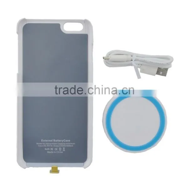 qi Wireless Charger Wireless Charging Battery Back for Iphone6plus/6S Plus /4200mAh photo-4
