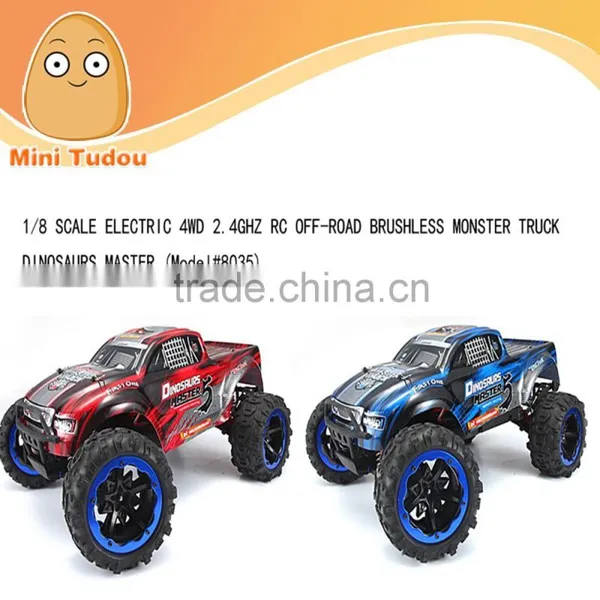 1/8 SCALE 4WD 2.4GHZ Remote Controle Car REMO High Speed Cars for Kids photo-2