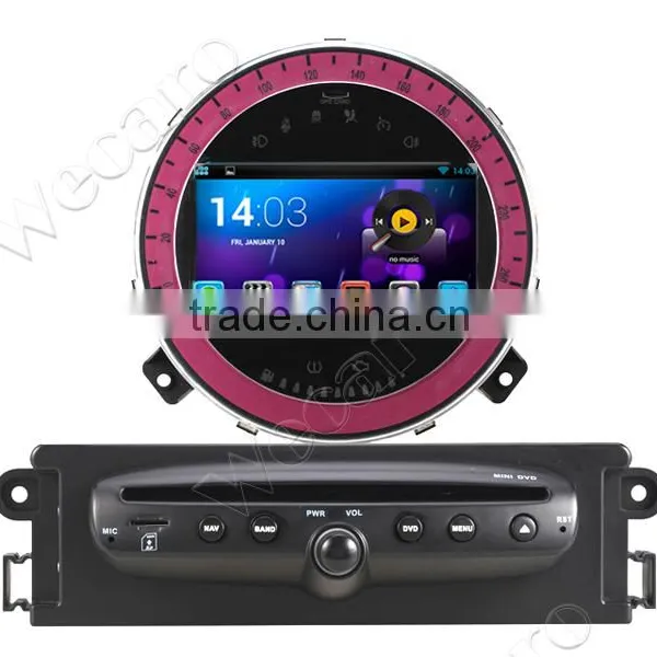 Wecaro Android 4.4.4 Navigation System Touch Screen Car Dvd Player Gps for Bmw Mini Cooper WIFI 3G Mirror Link 2006 - 2013 photo-2