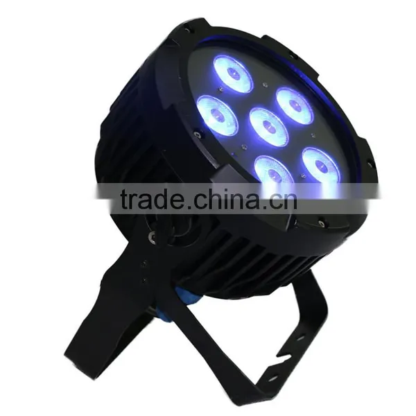 Battery and Wireless DMX 6pcs 7 In1 RGBWA+UV+Pink LED PAR Light photo-3