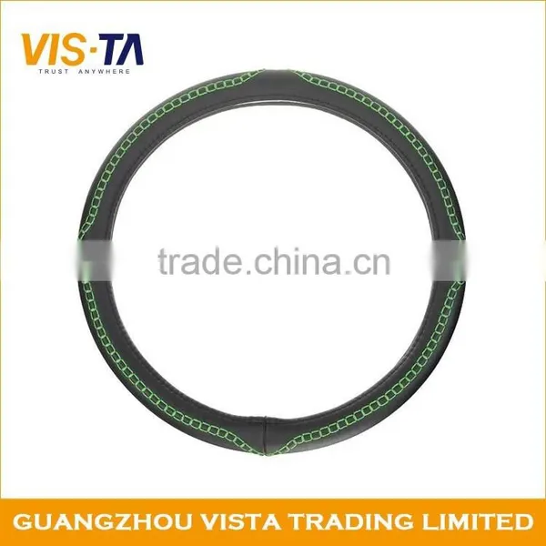 2015 Year Leather Micro Fiber Sport Steering Wheel Cover2702 photo-4