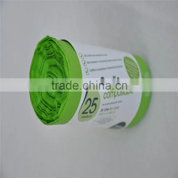 Disposable Biodegradable Corn Starch Star-sealed Waste Bags photo-6