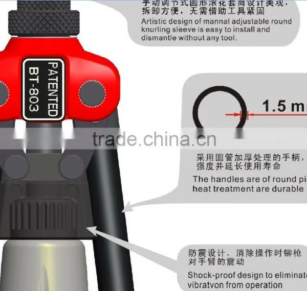Professional Hand Industrial Pop Rivet Gun 12 Inch (300mm) photo-3