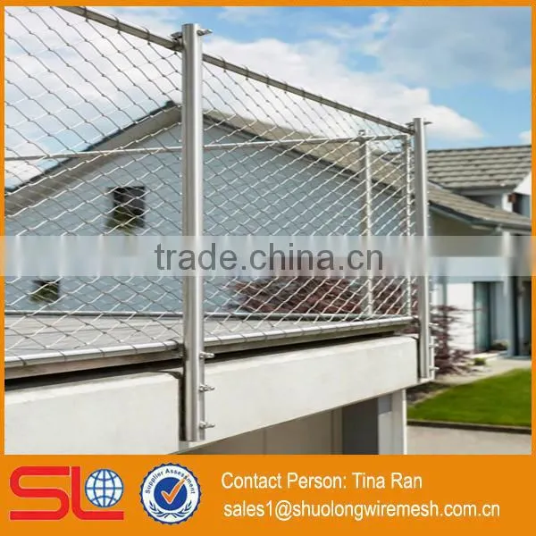 Stainless Steel Woven Type Stair Cable Mesh photo-4