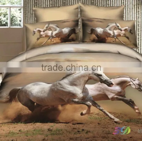 Trade Assurance 100cotton 143tc 3D Design Good Quality Bed Sheet photo-5