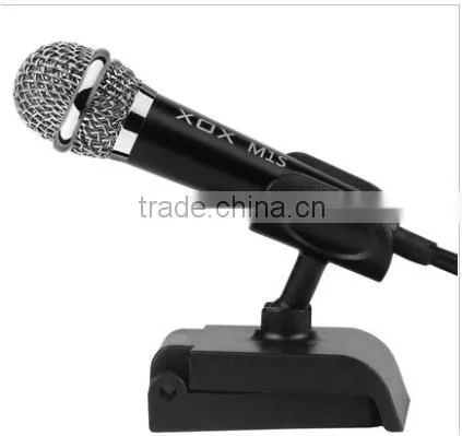 For IPad Mobilephone Cellphone Pocket Size Small Portable Cardioid Black XOX M1S Mini Microphone Mic