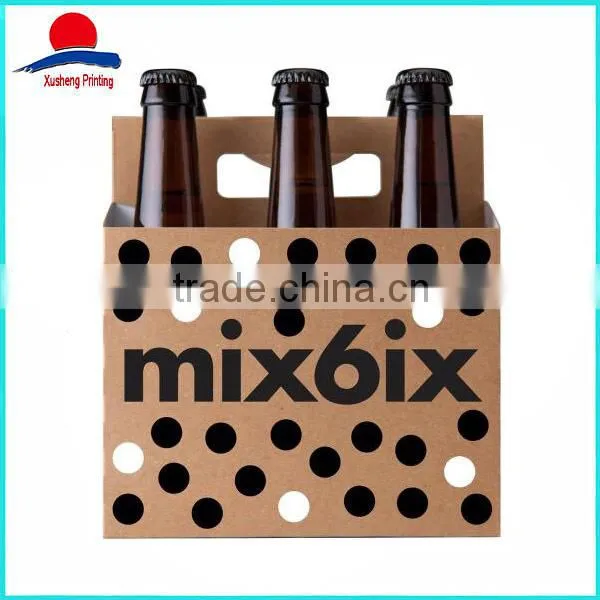 Cheap Price Beer Glass Box, Six Pack Beer Box