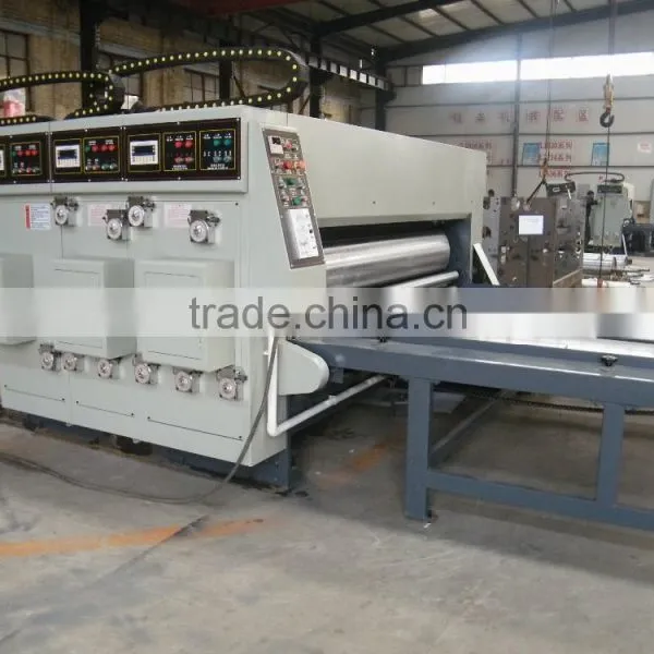 CE corrugated carton board flexo printing machine
