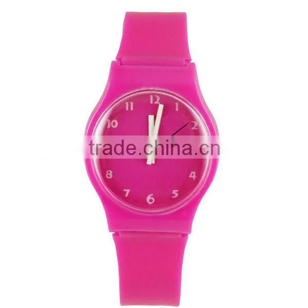 2015 Silicone Wrist Factory Watches With Japan Quartz Movement for Girls photo-5
