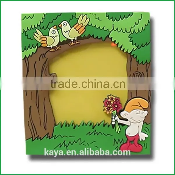2015 New Design of Plastic Magnet Photo Frame photo-3