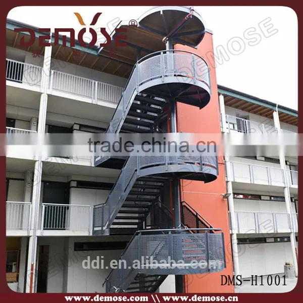 Tread India Spiral Railing Metal Outdoor Stairs photo-2